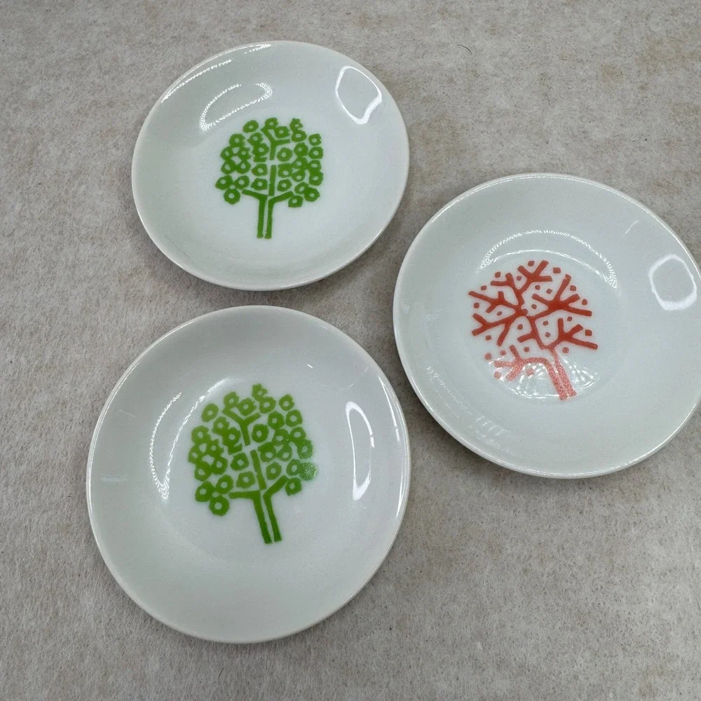 Four Seasons New York City NYC Set of 3‎ Butter Pat Dishes 4